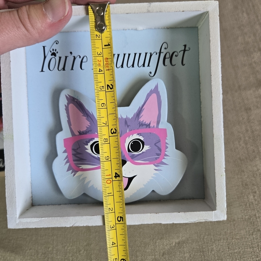 Charming & Motivational Cat Decor 2-pc Set - Picture 11 of 11